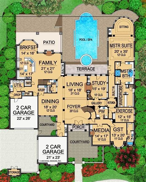 Luxury House Plans & Mansion Floor Plans .